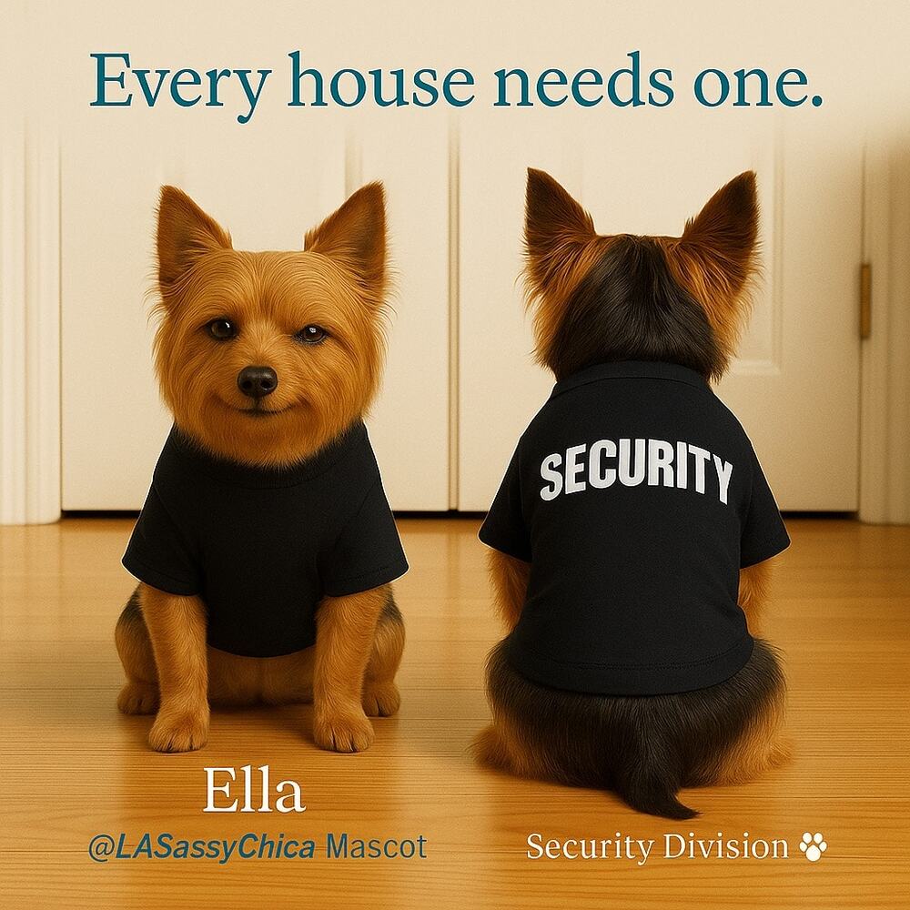 NWT Doggie Skins ‘SECURITY’ T-Shirt — NWT